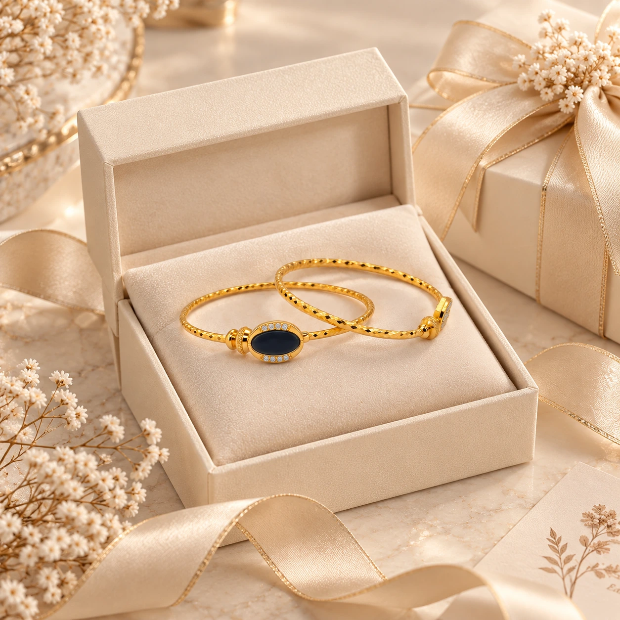 Stylish Adjustable Bracelet For Women & Girls Pack Of 2 Piece (1 Pair)
