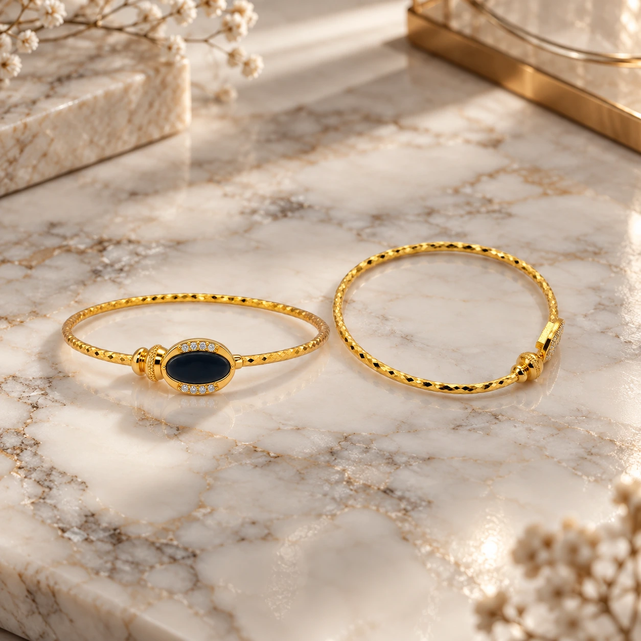 Stylish Adjustable Bracelet For Women & Girls Pack Of 2 Piece (1 Pair)
